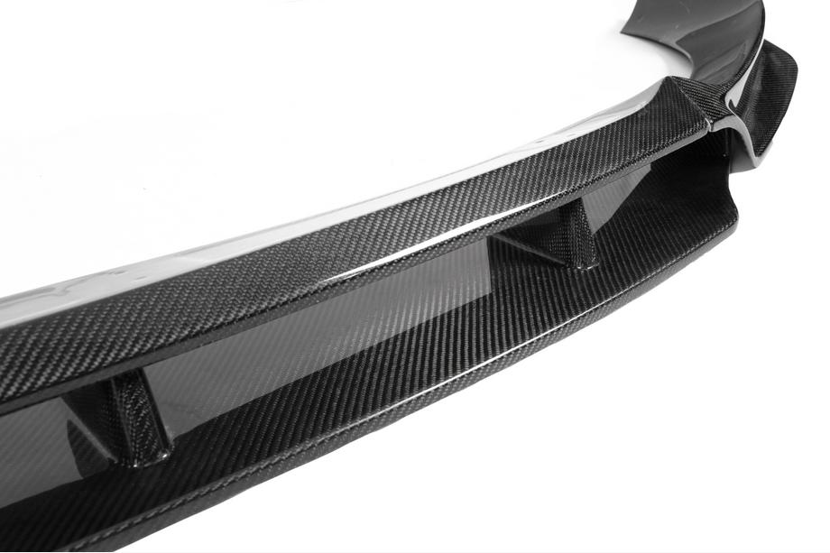 BMW X6 G06 2019–2027 Priekšējā bampera lūpa Carbon V1 (M-Sport, 2018-2022) Foto 10
