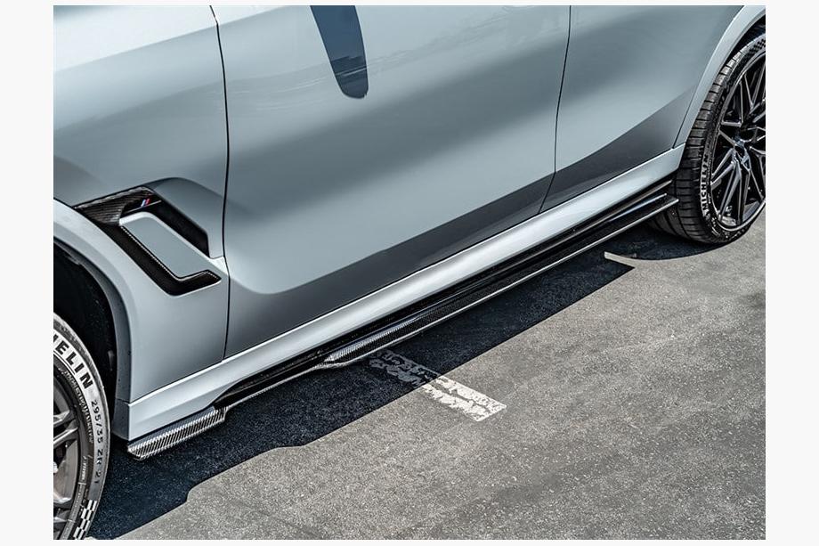 BMW X6 G06 2019–2027 Sānu sliekšņi Carbon V1 (2018-2022) Foto 6