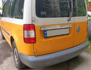 Volkswagen Caddy 2004–2010 Uzlika virs numura zīmes (2 durvju, nerūsējošais tērauds) foto 1