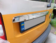 Volkswagen Caddy 2004–2010 Uzlika virs numura zīmes (2 durvju, nerūsējošais tērauds) foto 2