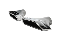 BMW 5. sērija G30/G31 2017–2023 M-Performance Silver izplūdes uzgaļi (2 gab.) foto 2