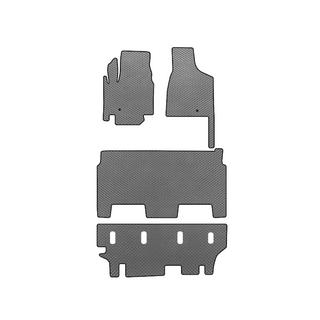 EVA salona paklājiņi (2008-2020, 3 rindas, 8-vietīgs/SXT komplektācija, pelēki) Dodge Grand Caravan V 2008–2020