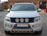 Volkswagen Amarok 2010–2022 Priekšējais bullbar WT003 (nerūsējošais tērauds) foto 5