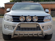 Volkswagen Amarok 2010–2022 Priekšējais bullbar WT003 (nerūsējošais tērauds) foto 1