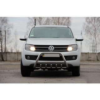 Priekšējais bullbar WT003 (nerūsējošais tērauds) foto 2