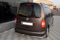 Volkswagen Caddy 2010–2015 Aizmugurējie stūra elementi AK003 (2 gab., nerūsējošais tērauds) foto 1