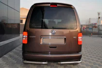 Volkswagen Caddy 2010–2015 Aizmugurējie stūra elementi AK003 (2 gab., nerūsējošais tērauds) foto 2