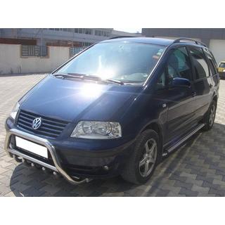 Priekšējais bullbar WT003 (nerūsējošais tērauds) foto 2
