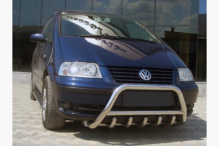 Volkswagen Sharan 1995–2010 Priekšējais bullbar WT003 (nerūsējošais tērauds) Image
