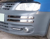 Volkswagen Caddy 2004–2010 Stūru aizsargi priekšējam bamperim (4 gab., nerūsējošais tērauds) Carmos - turku teras foto 1