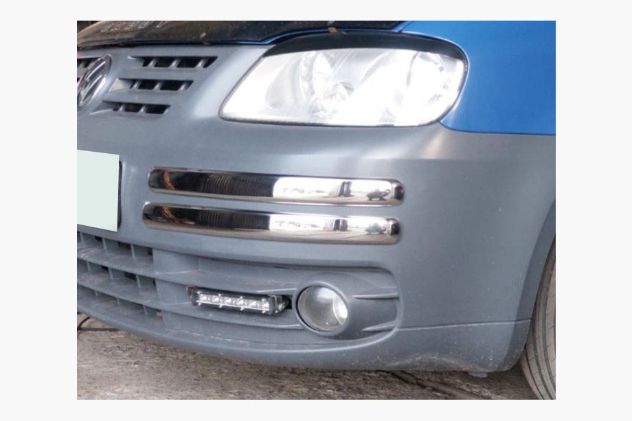 Volkswagen Caddy 2004–2010 Stūru aizsargi priekšējam bamperim (4 gab., nerūsējošais tērauds) Carmos - turku teras Image