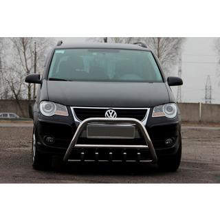 Priekšējais bullbar WT003 (nerūsējošais tērauds) Volkswagen Touran 2003–2010 foto 1