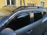 Renault Duster 2024– Logu vēja deflektori ar hromētu līsti (4 gab., Niken) foto 1