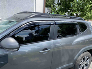 Renault Duster 2024– Logu vēja deflektori ar hromētu līsti (4 gab., Niken) foto 3