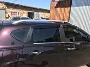 Nissan Qashqai 2010–2014 Jumta reliņi Skyport Grey foto 7