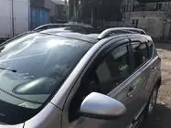 Nissan Qashqai 2010–2014 Jumta reliņi Skyport Grey foto 5