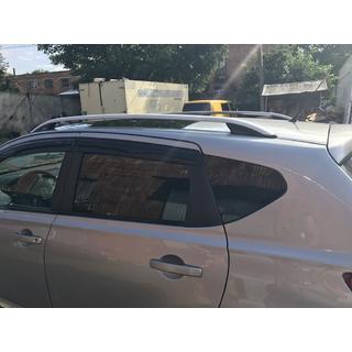 Jumta reliņi Skyport Grey Nissan Qashqai 2010–2014 foto 4