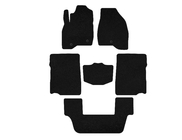 Ford Explorer 2011–2019 Premium tekstila paklājiņi (2017-2019, 3. rinda, 7-vietīgs, melns) foto 1
