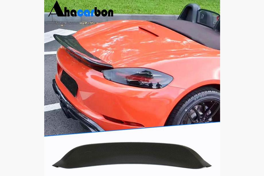 Porsche Boxster/Cayman 982 (718) 2016– Spoileris V1 (Boxster, oglekļa šķiedra) Image