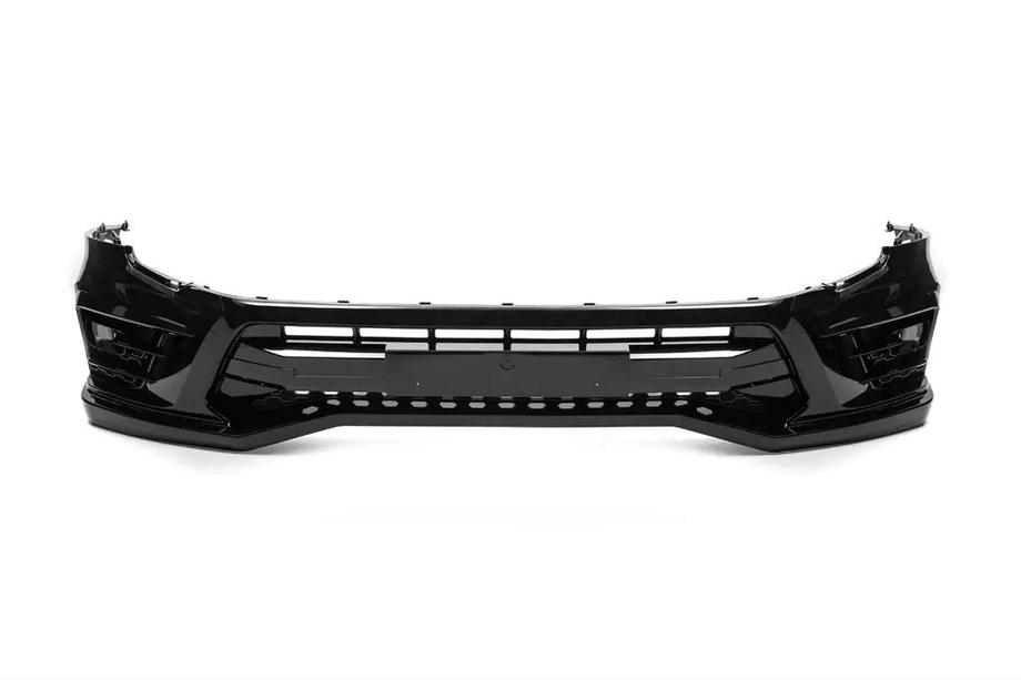 Toyota Land Cruiser 300 2021– Priekšējā bampera lūpa GXR Melna krāsa Foto 6