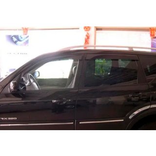 Logu vēja deflektori 2008-2013 (4 gab., HIC) SsangYong Rexton I 2001–2017 foto 1