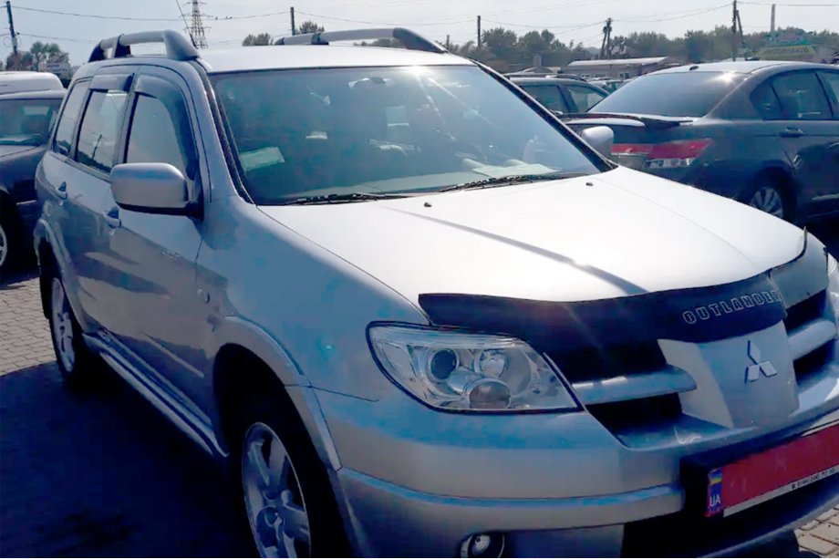 Mitsubishi Outlander 2001–2006 Logu vēja deflektori (4 gab., HIC) Image