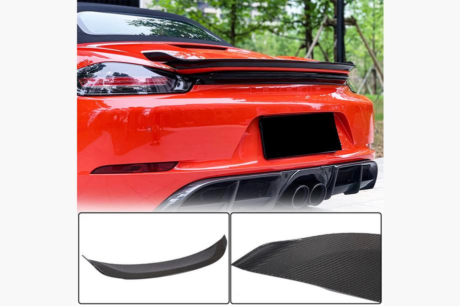 Porsche Boxster/Cayman 982 (718) 2016– Spoileris V2 (Boxster, oglekļa šķiedra) Image