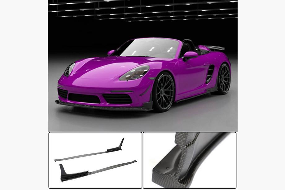Porsche Boxster/Cayman 982 (718) 2016– Sānu sliekšņi V2 (2016-2019, Carbon) Image