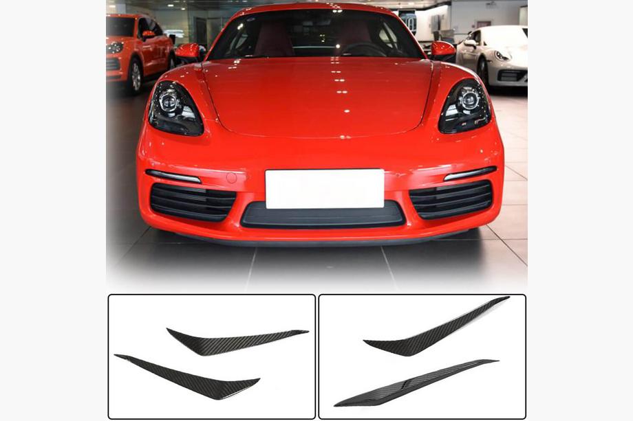 Porsche Boxster/Cayman 982 (718) 2016– Priekšējā bampera uzlikas (oglekļa šķiedra) Image