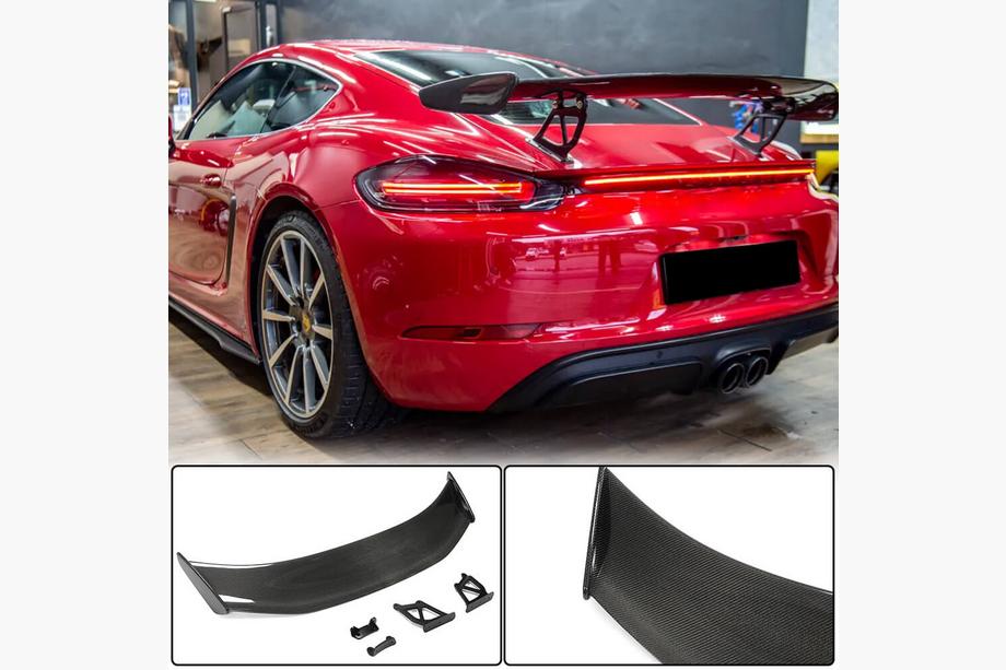 Porsche Boxster/Cayman 982 (718) 2016– Spoileris (GT4 Coupe, oglekļa šķiedra) Image