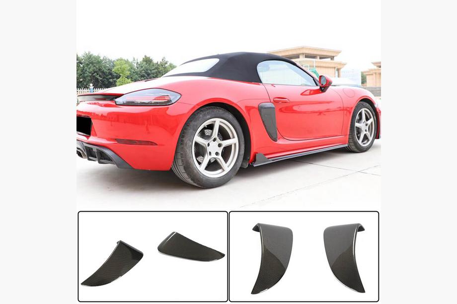 Porsche Boxster/Cayman 982 (718) 2016– Aizmugurējo spārnu uzlikas (2016-2019, karbons) Image