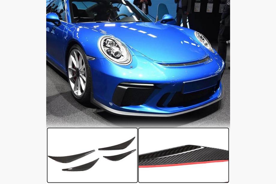 Porsche 911 (991) 2011–2019 Oglekļa šķiedras priekšējā bampera uzlikas V1 (GT3 (RS) 2017-2019) Image