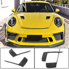 Porsche 911 (991) 2011–2019 Priekšējā bampera uzlikas V2 (GT3 (RS) 2017-2019, karbons) foto 1