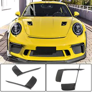 Priekšējā bampera uzlikas V2 (GT3 (RS) 2017-2019, karbons) foto 1