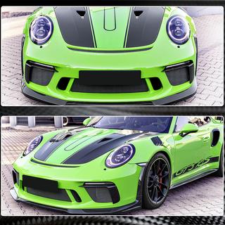 Priekšējā bampera uzlikas V2 (GT3 (RS) 2017-2019, karbons) foto 4