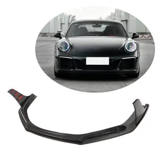 Priekšējā bampera lūpas uzlika (Carrera 4 GTS 2017-2018, oglekļa šķiedra) foto 1