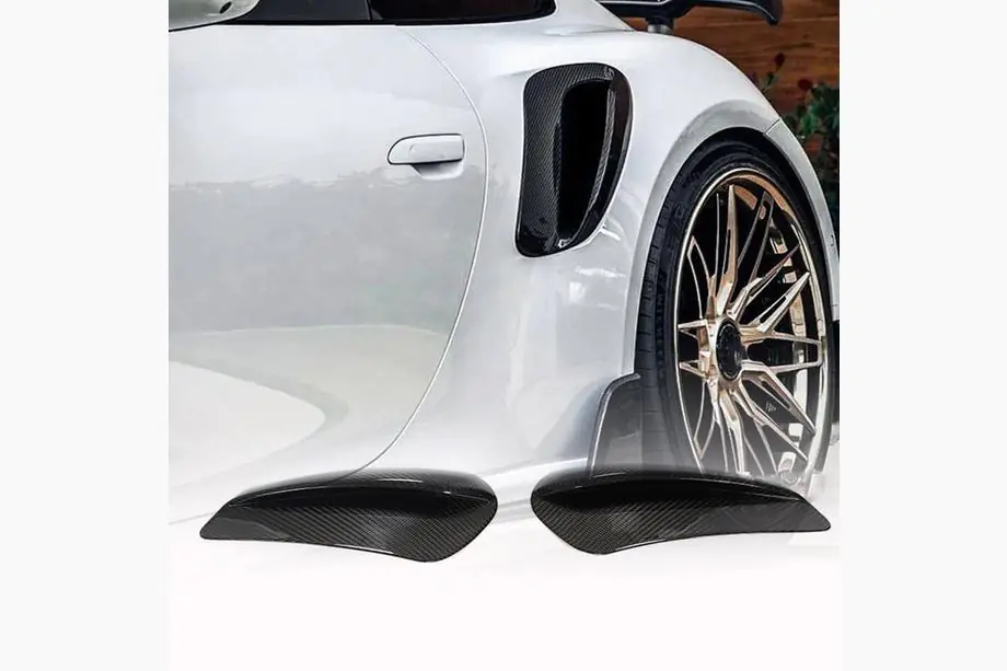 Porsche 911 (992) 2018– Aizmugurējo spārnu uzlikas (Carrera/Targa, oglekļa šķiedra) Image
