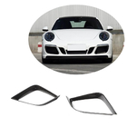 Porsche 911 (991) 2011–2019 Priekšējā bufera uzlikas (Carrera 4 GTS 2017-2018, oglekļa šķiedra) foto 1