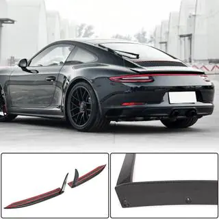 Aizmugurējā bampera uzlikas, oglekļa šķiedra (Carrera 4 GTS 2017-2018) foto 1