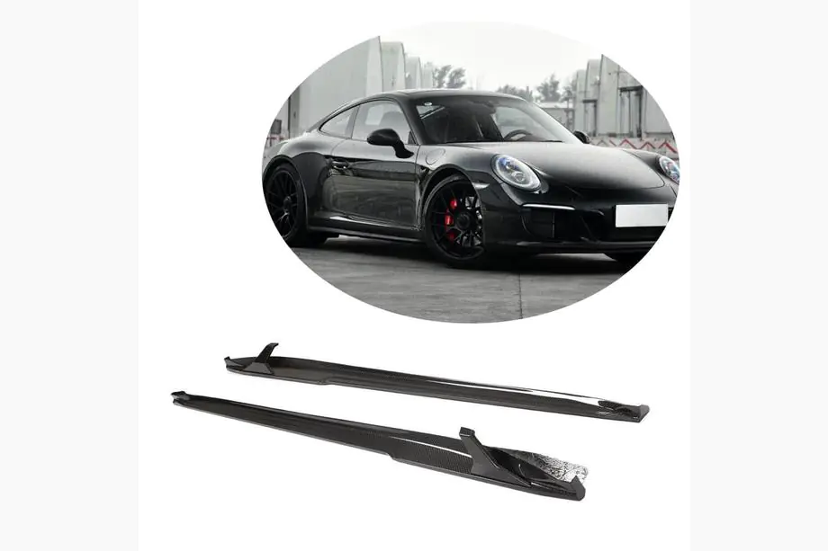 Porsche 911 (991) 2011–2019 Sānu sliekšņi (oglekļa šķiedra) Image