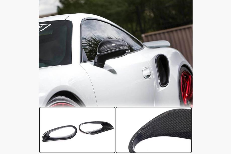 Porsche 911 (991) 2011–2019 Aizmugurējo spārnu uzlikas (Turbo S 2014-2016, oglekļa šķiedra) Image