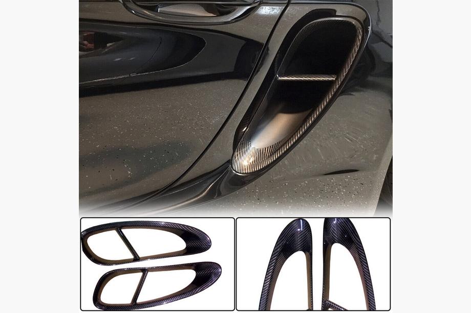 Porsche Boxster/Cayman 981 2013–2016 Aizmugurējo spārnu uzlikas no oglekļa šķiedras (Boxster) Foto 1