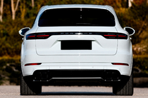 Porsche Cayenne 2018– Aizmugurējā bampera difuzors (2018-2023, Oglekļa šķiedra) foto 2