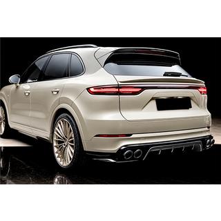 Aizmugurējā bampera difuzors (2018-2023, Oglekļa šķiedra) Porsche Cayenne 2018– foto 1