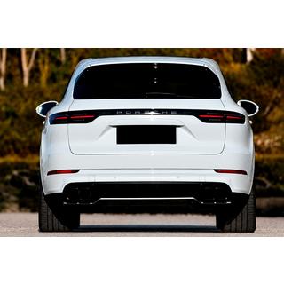 Aizmugurējā bampera difuzors (2018-2023, Oglekļa šķiedra) Porsche Cayenne 2018– foto 2