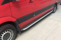 Mercedes Sprinter W906 2006–2018 Sānu sliekšņi Fullmond (2 gab., alumīnija) foto 2