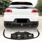 Porsche Macan 2014–2024 Aizmugurējā bampera difuzors V2 (2014-2021, oglekļa šķiedra) foto 1