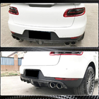 Porsche Macan 2014–2024 Aizmugurējā bampera difuzors V2 (2014-2021, oglekļa šķiedra) foto 5