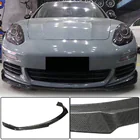 Porsche Panamera 2009–2016 Priekšējā bampera lūpa (Base 2013-2016, oglekļa šķiedra) foto 1