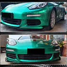 Porsche Panamera 2009–2016 Priekšējā bampera lūpa (Base 2013-2016, oglekļa šķiedra) foto 5
